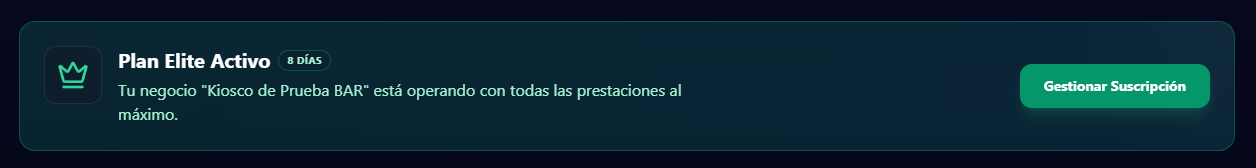 Estado del Plan y Suscripción