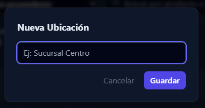 Gestión de Ubicaciones