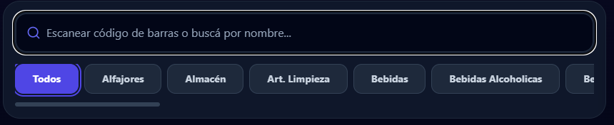 Búsqueda y Categorías